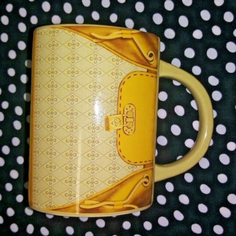 Novelty Coffee Mug Womens Handbag/Purse shaped, Funny Ganz Christmas Gift EUC